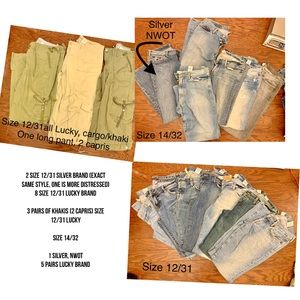 Too many ALMOST VINTAGE jeans (2003/2005ish)